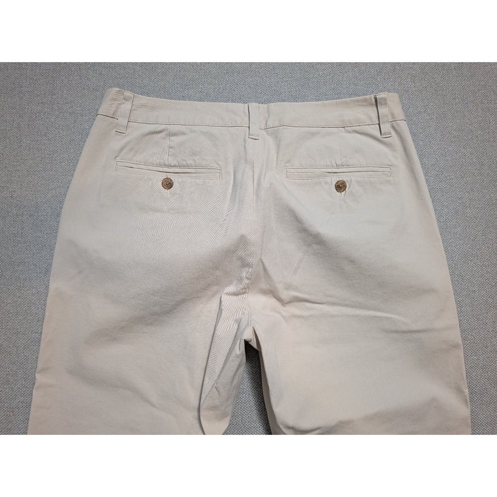 BONOBOS Men's 32x34 Beige Khaki Chinos Slim Taper Stretch Cotton Pants Office - Picture 4 of 13